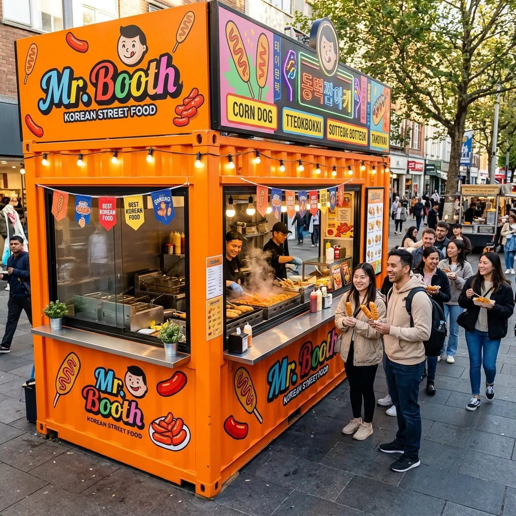 Booth Container Korean Street Food Mr. Booth