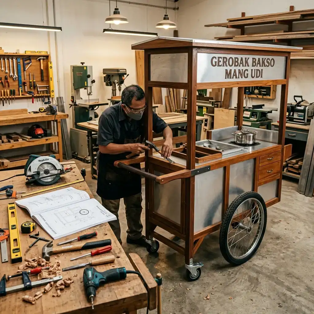 Cara Membuat Gerobak Dorong yang Ergonomis: Panduan Desain DIY
